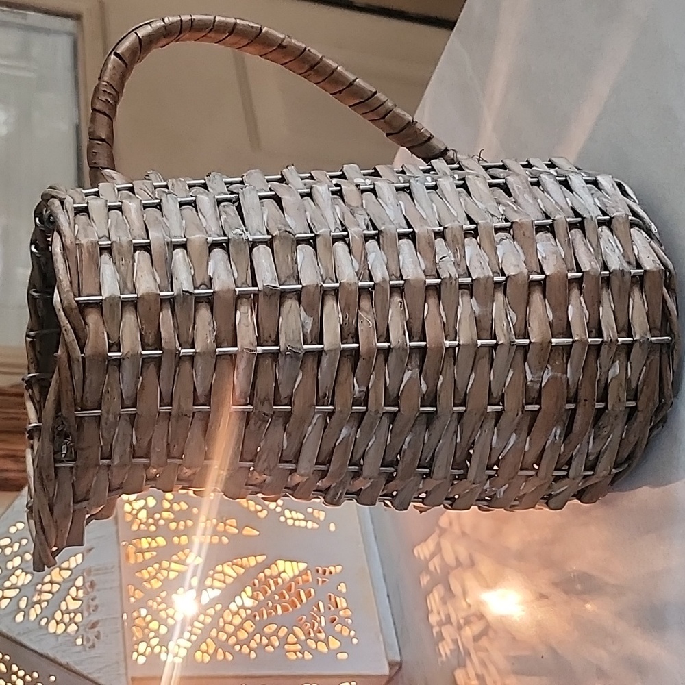 Cute little wicker pitcher